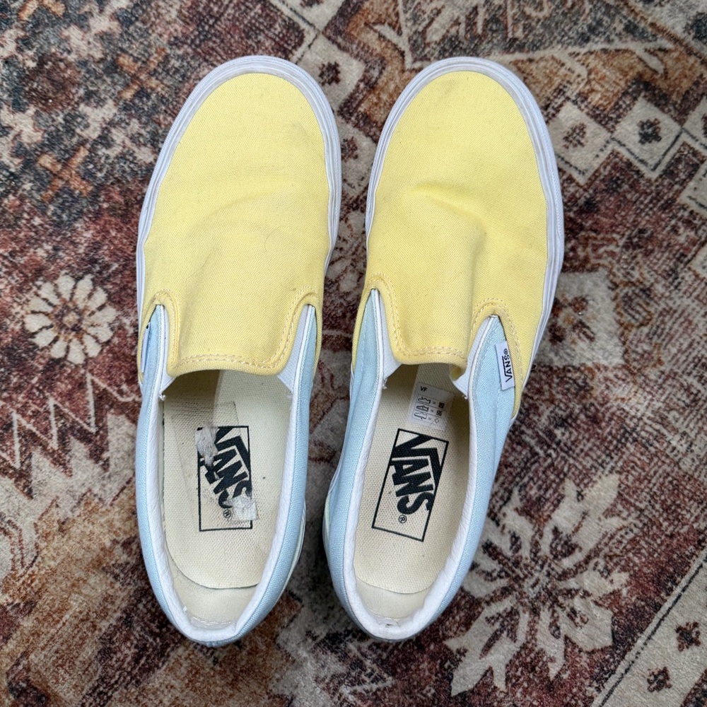 Vans Classic Yellow Slip-On Shoes